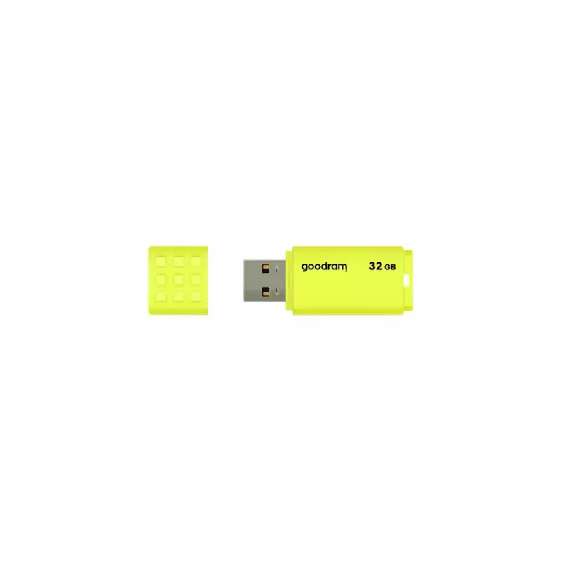 USB-stick GOODRAM UME2 32 GB USB Type-A 2.0, lezen 20 MB/s, schrijven 5 MB/s, geel