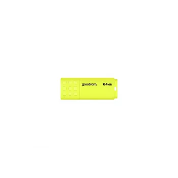 USB-flashdrive GOODRAM UME2 64 GB USB Type-A 2.0, geel, kap-loos, kunststof