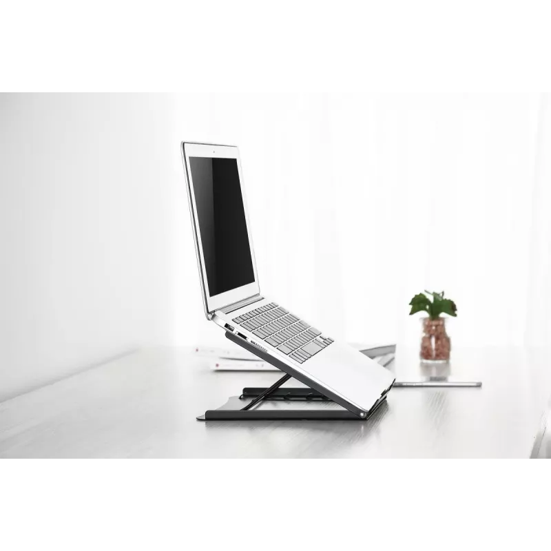 DIGITUS opvouwbare stalen laptop-/tabletstandaard met 5 verstelposities