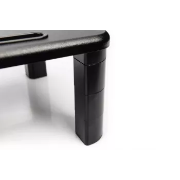 DIGITUS in hoogte verstelbare tafel-monitorstandaard 400x280x143mm; max. belasting tot 10kg