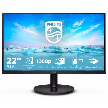 Philips V Line 221V8A/00 computermonitor 54,6 cm (21,5 inch) 1920 x 1080 pixels Full HD LED zwart