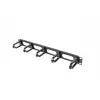 Kabelmanagementpaneel LANBERG AK-1205-B, 1U metaal, 19 inch (482,6 mm) breed, 80 mm diep, zwart