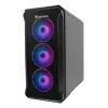 GENESIS Irid 503 ARGB micro tower zwart, transparant