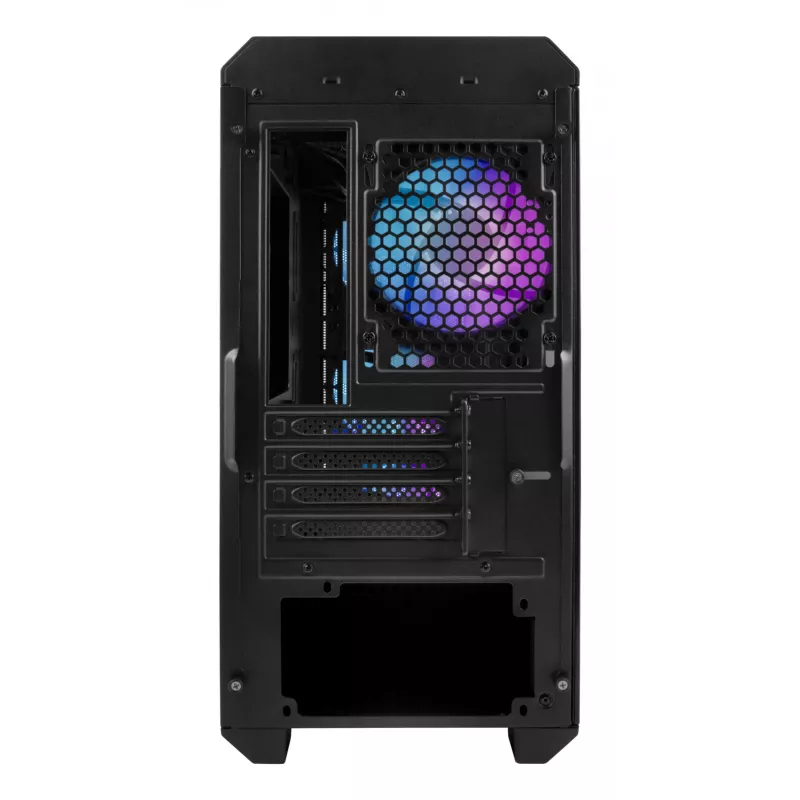 GENESIS Irid 503 ARGB micro tower zwart, transparant
