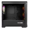 GENESIS Irid 503 ARGB micro tower zwart, transparant