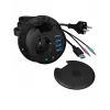 ICY BOX IB-HUB1430 contactdoos zwart