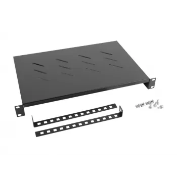 LANBERG vaste plank - 19 inch 1u/483x300mm max. draagvermogen tot 25kg zwart