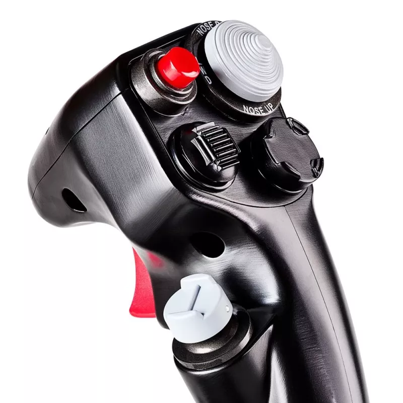 Thrustmaster 2960848 gaming-controller zwart, rood, wit flightsimulator analoog pc