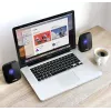 Luidspreker Audiocore AC835 bedraad 2.0 6 W USB zwart tafelluidspreker