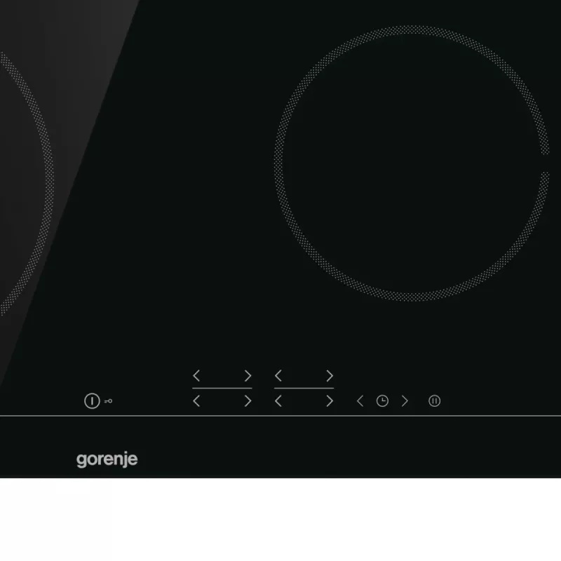 Inbouw-keramische kookplaat Gorenje ECT641BSC, 60 cm, 4 zones, touchbediening, zwart