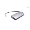 Docking Station i-tec Metal USB-C Travel Nano Dock HDMI/VGA met LAN + Power Delivery 100 W