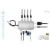 Docking Station i-tec Metal USB-C Travel Nano Dock HDMI/VGA met LAN + Power Delivery 100 W