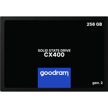 SSD 2,5 inch SATA III Goodram SSDPR-CX400-256-G2 256 GB, 550 MB/s lezen, 480 MB/s schrijven