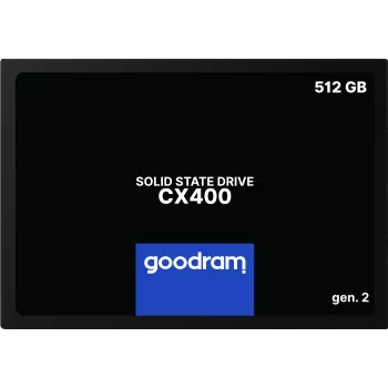 2,5 inch SATA III SSD GOODRAM SSDPR-CX400-512-G2 – 512 GB, 550/500 MB/s, 3D TLC