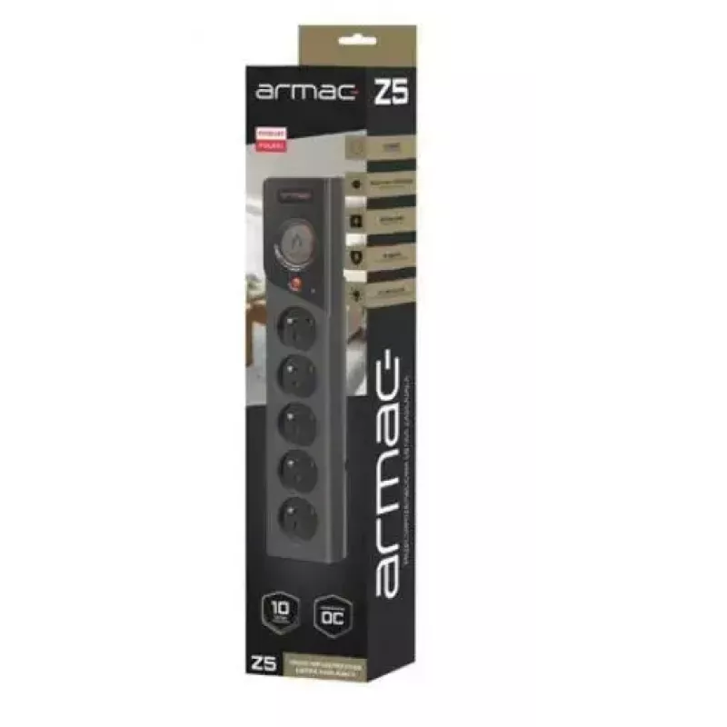 Stekkerdoos ARMAC Z5 1,5M — 5×230V stopcontacten, 10A