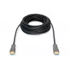 DIGITUS HDMI AOC hybride glasvezelkabel, Type A M/M, 15m UHD 4K@60Hz, CE, zwart