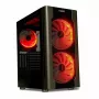 PC-behuizing IBOX Chiron ZH68 Gaming, ATX midi-tower, EATX-ondersteuning, zwart, zijvenster, verlichting