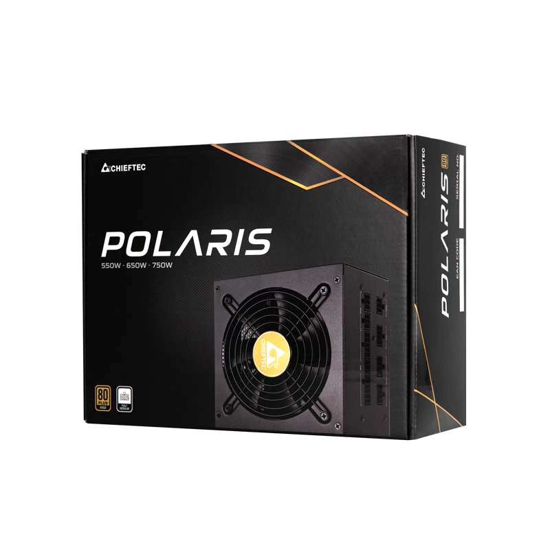 Chieftec Polaris voeding 650 W 20+4 pin ATX PS/2 zwart