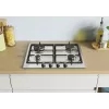 Candy Idea CHG6BR4WX RVS inbouw-gaskookplaat 60 cm 4 zones