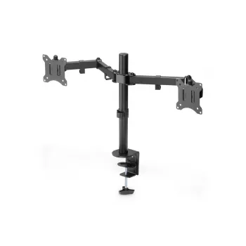 DIGITUS universele dual monitor klembevestiging 17-32 inch 2x 8kg (max.) zwart