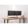 DIGITUS universele dual monitor standaard 17–32 inch 2x 8 kg (max.) zwart