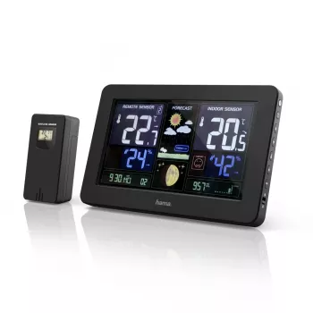 Batterijgevoed weerstation Hama Premium zwart 00186380