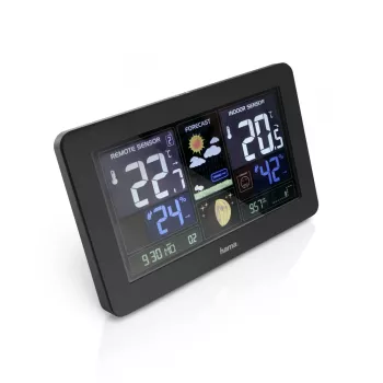 Batterijgevoed weerstation Hama Premium zwart 00186380