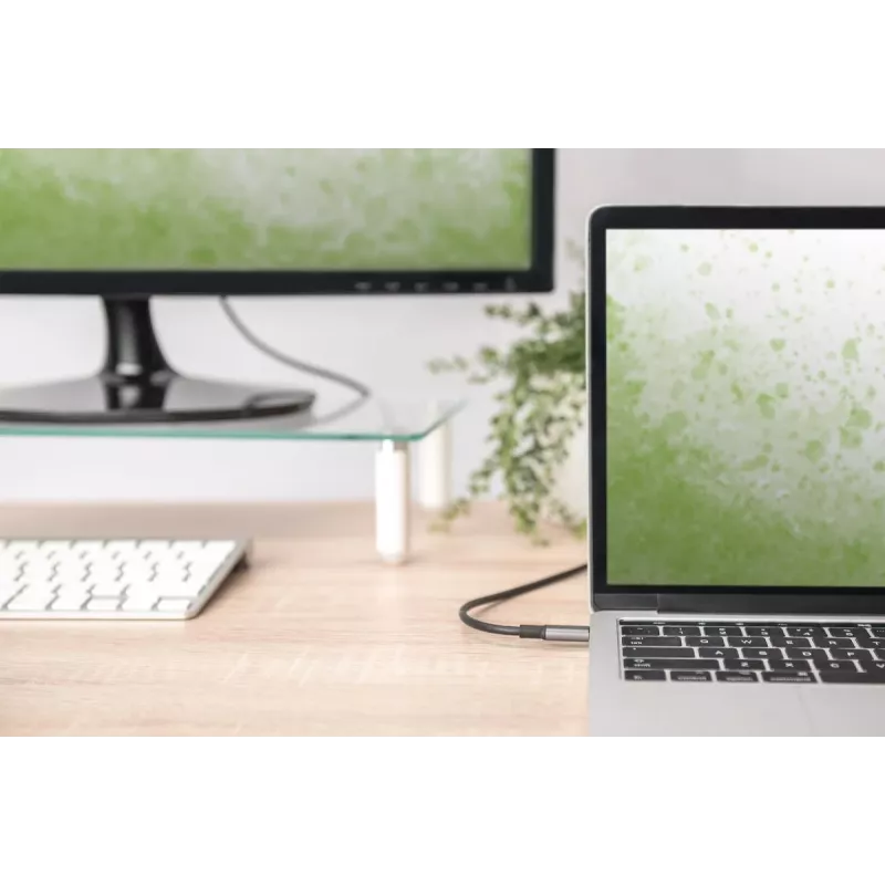 DIGITUS USB-C-naar-HDMI-adapterkabel, 4K/30 Hz, 1,8 m, zwart