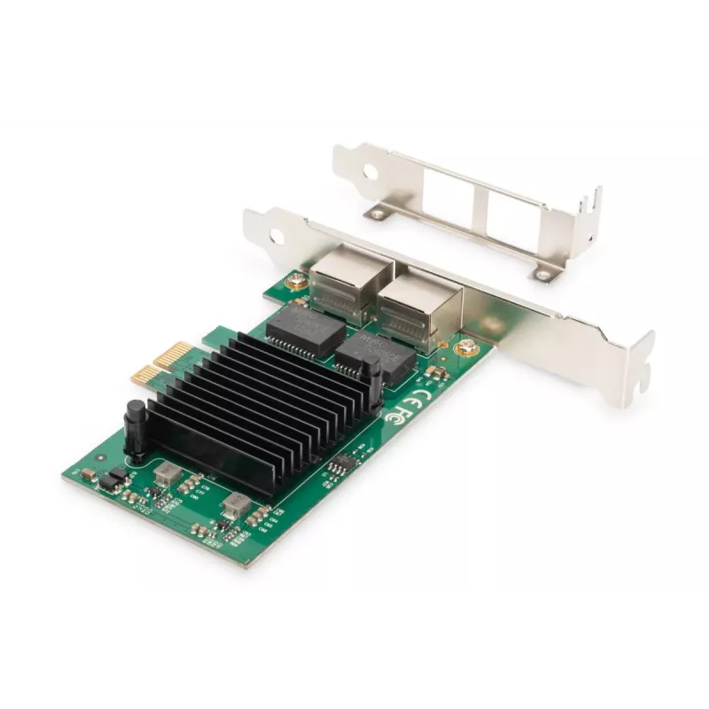 Ethernet PCI Express kaart Digitus DN-10132 2-poorts