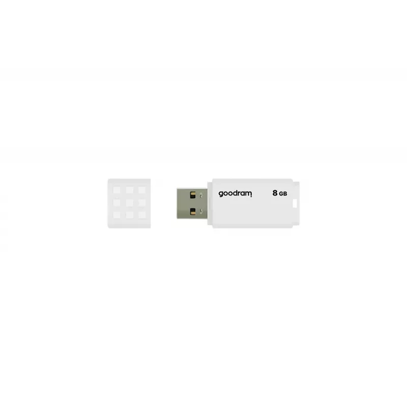 USB-stick GOODRAM UME2 8 GB USB 2.0 Type-A, wit, 20 MB/s lezen, 5 MB/s schrijven