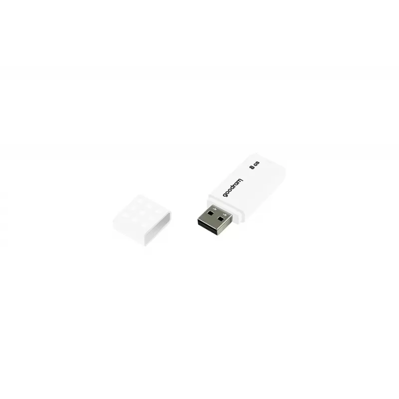 USB-stick GOODRAM UME2 8 GB USB 2.0 Type-A, wit, 20 MB/s lezen, 5 MB/s schrijven