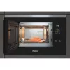 Inbouw-grill-magnetron WHIRLPOOL WMF201G, 800 W, 20 L, RVS/zwart