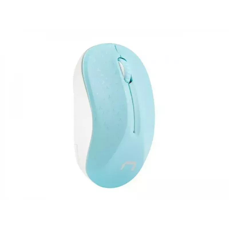 NATEC muis Natec Toucan Wireless 1600dpi optisch wit blauw