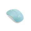 NATEC muis Natec Toucan Wireless 1600dpi optisch wit blauw