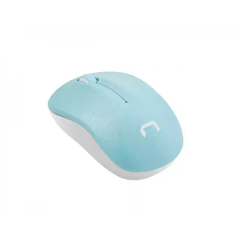 NATEC muis Natec Toucan Wireless 1600dpi optisch wit blauw