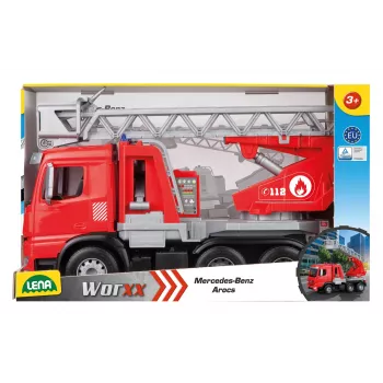 Lena Worxx brandweerwagen met ladder Arocs