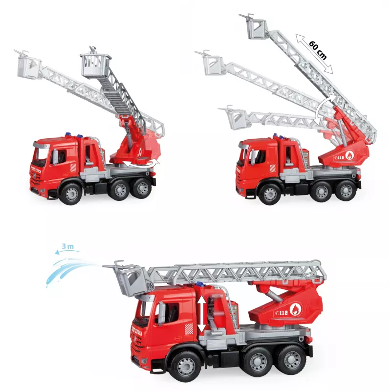 Lena Worxx brandweerwagen met ladder Arocs