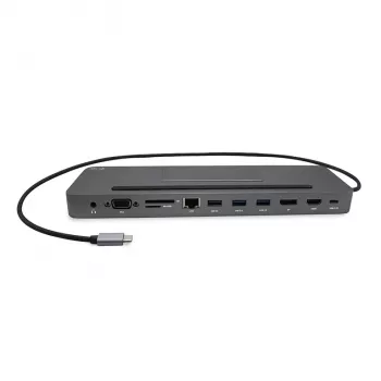 i-tec metalen USB-C ergonomische 4K 3x display dockingstation + Power Delivery 85 W