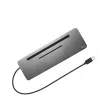 i-tec metalen USB-C ergonomische 4K 3x display dockingstation + Power Delivery 85 W