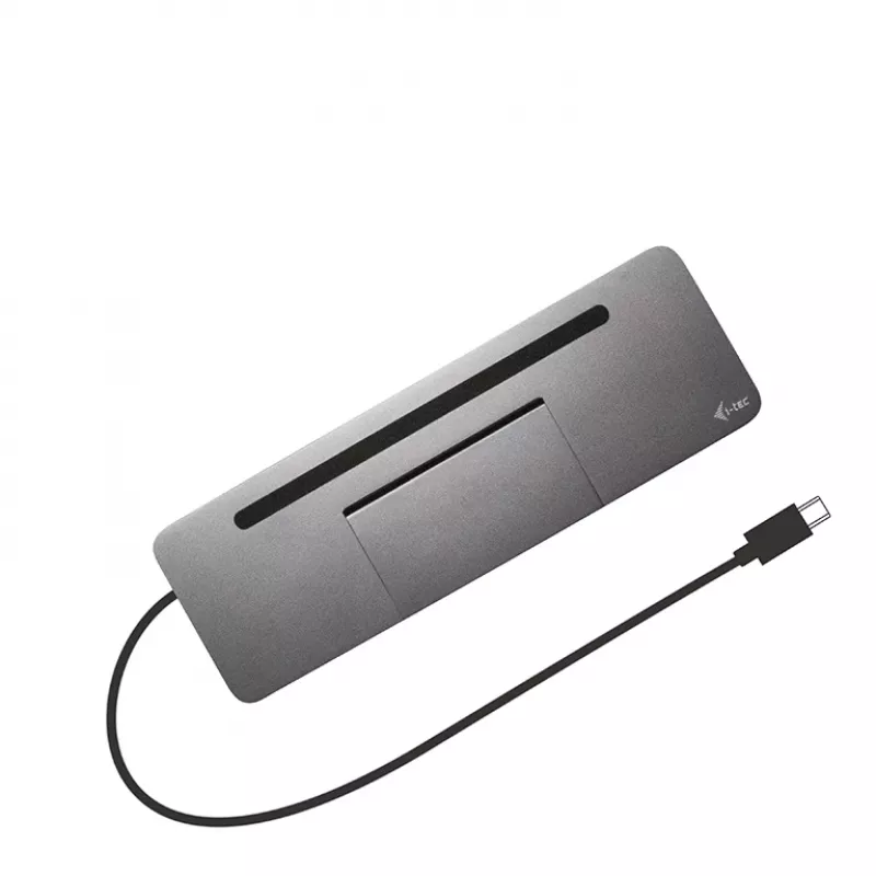 i-tec metalen USB-C ergonomische 4K 3x display dockingstation + Power Delivery 85 W