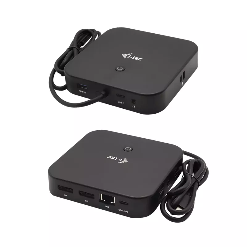 i-tec USB-C dual display dockingstation met Power Delivery 100 W