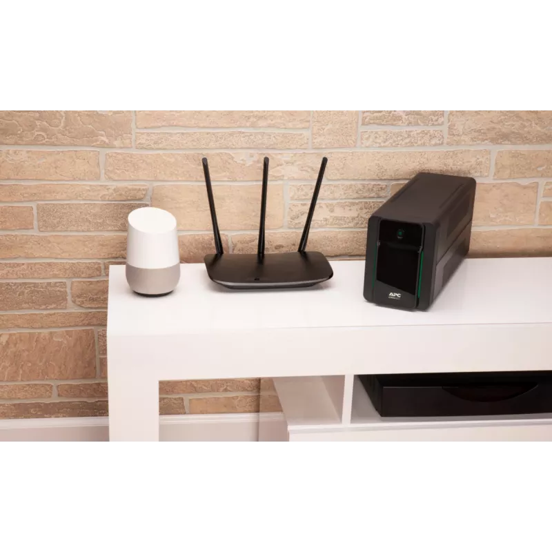 APC Back-UPS, 950 VA, tower, 230 V, 4x CEE 7/7 Schuko stopcontacten, AVR