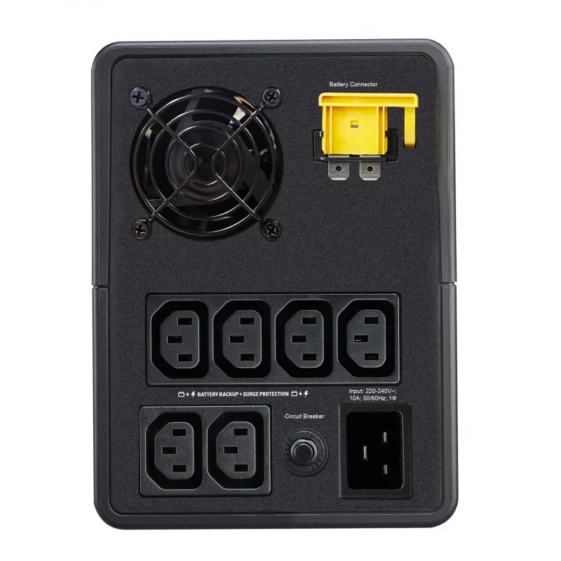 APC Easy UPS, 2200VA, tower, 230V, 6x IEC C13 stopcontacten, AVR