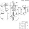 Electrolux EOF3H40X 2790 W zwart, RVS
