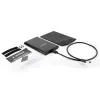 GEMBIRD USB 3.1 2,5 inch SATA HDD-behuizing met Type-C-aansluiting, geborsteld aluminium - zwart