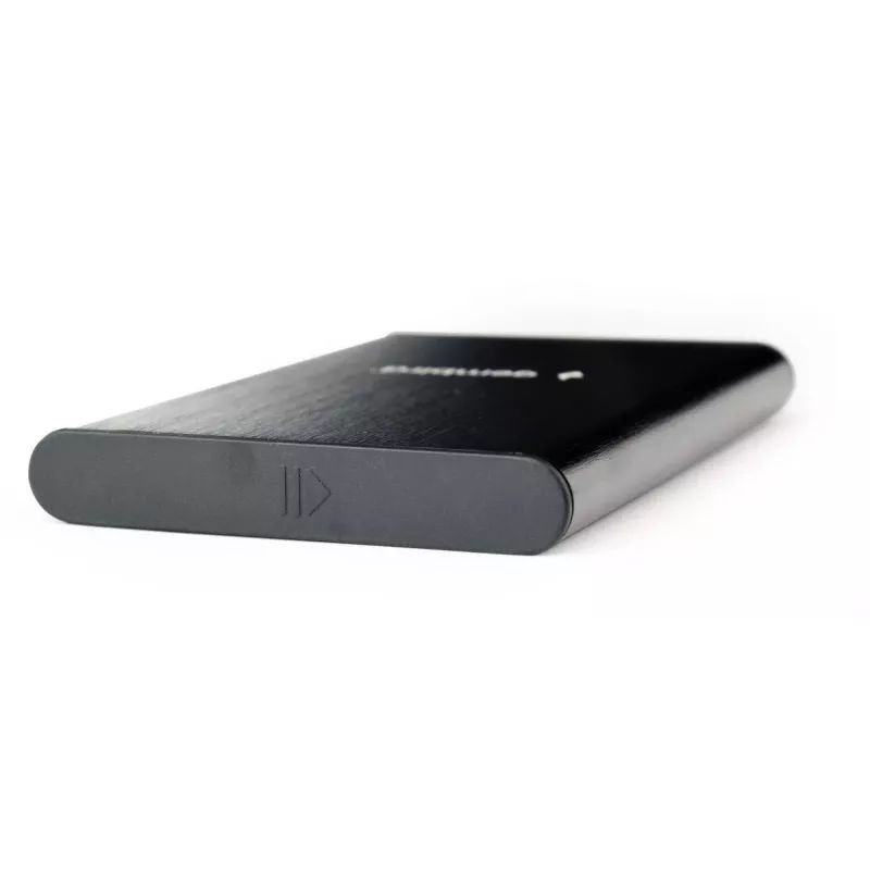 GEMBIRD USB 3.1 2,5 inch SATA HDD-behuizing met Type-C-aansluiting, geborsteld aluminium - zwart