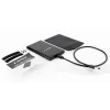 GEMBIRD USB 3.1 2,5 inch SATA HDD-behuizing met Type-C-aansluiting, geborsteld aluminium - zwart