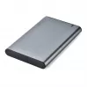 GEMBIRD USB 3.1 2,5 inch SATA HDD-behuizing met Type-C-aansluiting, geborsteld aluminium - grijs
