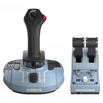Thrustmaster Airbus Edition zwart, blauw USB joystick analoog / digitaal pc