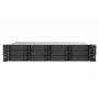 QNAP TS-1273AU-RP-8G NAS/opslagserver rack (2U) Ryzen Embedded V1500B 8 GB DDR4 0 TB QNAP QTS aluminium, zwart